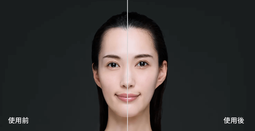サロニアEMSリフトブラシ3Dケアの使用前後