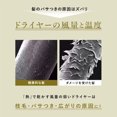 Noend エアーブロースティックドライヤーの特長