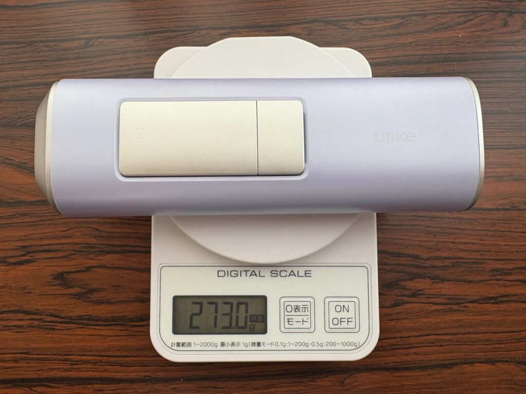 Ulike Air Pro Sの重さ