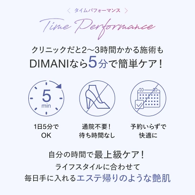 ディマーニ美顔器の特長